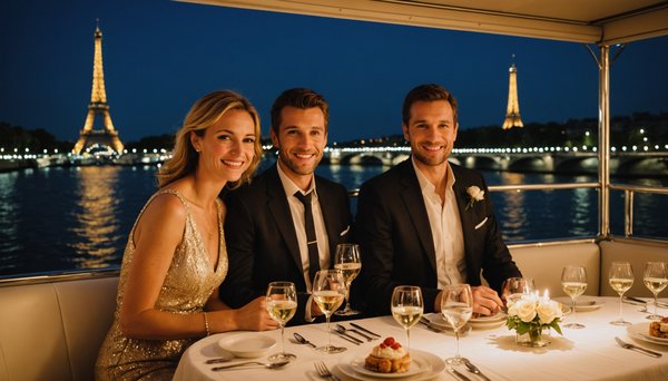 Dîner Croisière à Paris pour un Anniversaire Inoubliable : Transformez Votre Soirée en Moment Magique